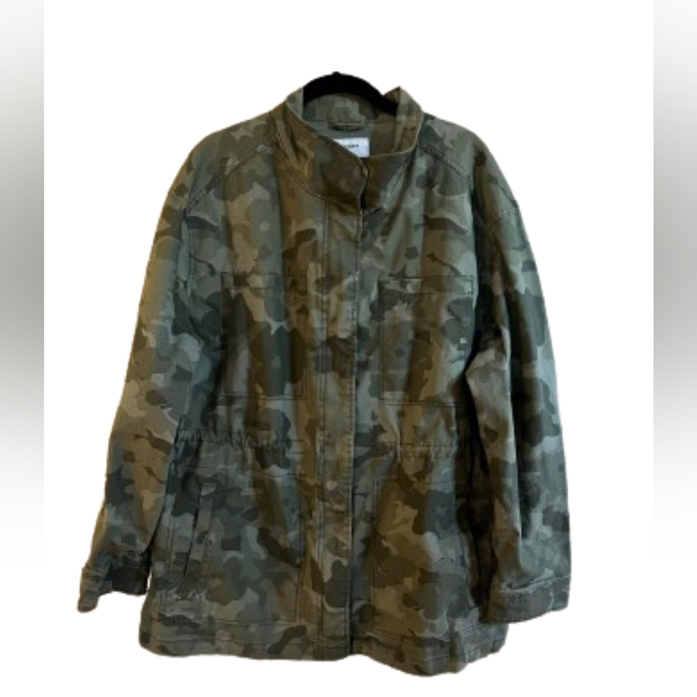 🔥SALE Old Navy| Camouflage| zip-up Jacket | M | Utility